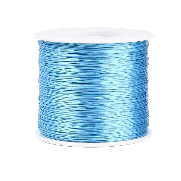 Flat Elastic Crystal Thread