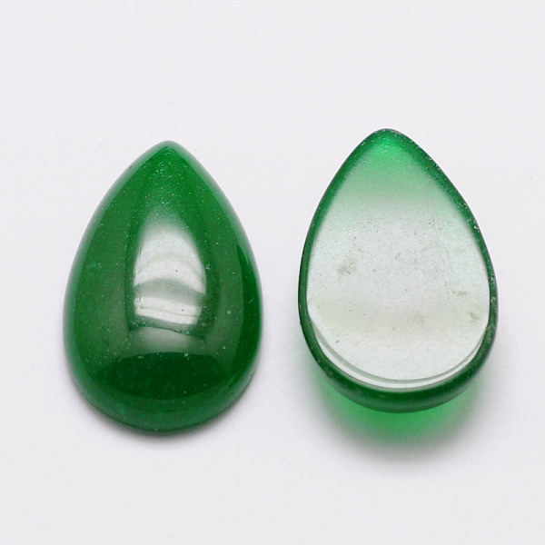 Teardrop Natural Malaysia Jade Cabochons