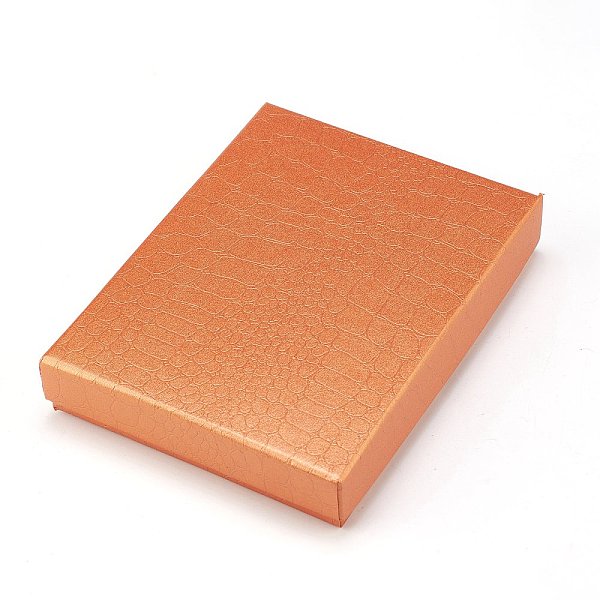Cajas de juego de joyas de cartón con patrón de pitón