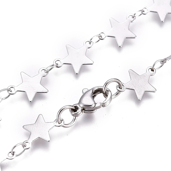 304 Stainless Steel Link Chain Necklaces