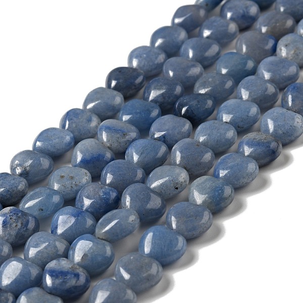

PandaHall Natural Blue Aventurine Beads Strands, Heart, 12x12~12.5x5~5.5mm, Hole: 1.2mm, about 33~34pcs/strand, 15.35''(39cm) Blue...