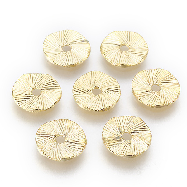 

PandaHall Tibetan Style Alloy Beads, Lead Free and Cadmium Free, Flat Round, Golden, about 13mm in diameter, 1mm thick, hole: 2.5mm Alloy...