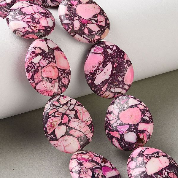 Synthetic Imperial Jasper Beads