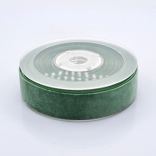 Polyester Velvet Ribbon For Gift Packing And Festival Decoration