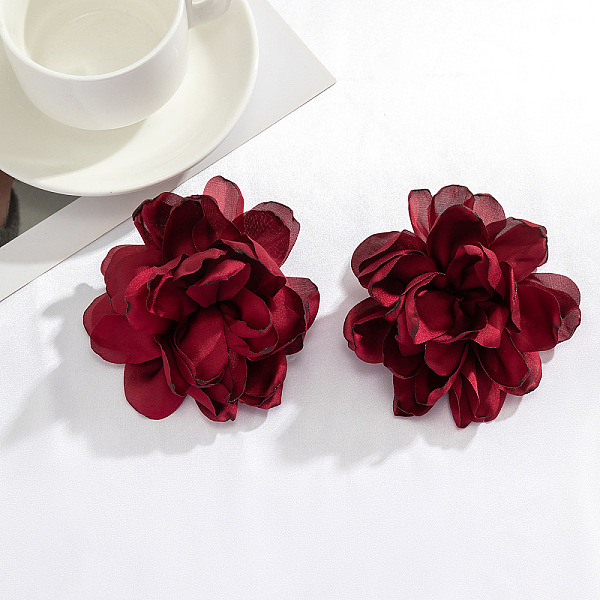 Cloth Stud Earrings - image