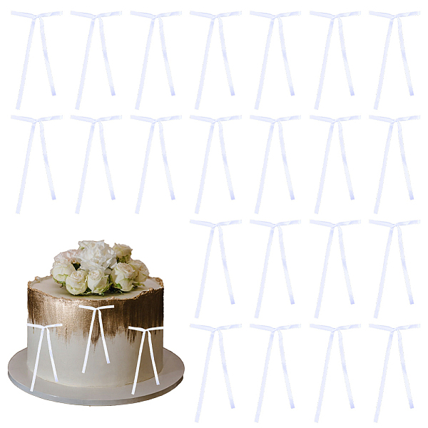 50Pcs Polyester Bowknot for Party Decoration
