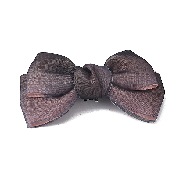 

PandaHall Polyester Bowknot Shoe Decorations, Detachable Shoe Buckle Clips, with Iron Findings, Rosy Brown, 59x101x18mm Polyester Bowknot..., Pink
