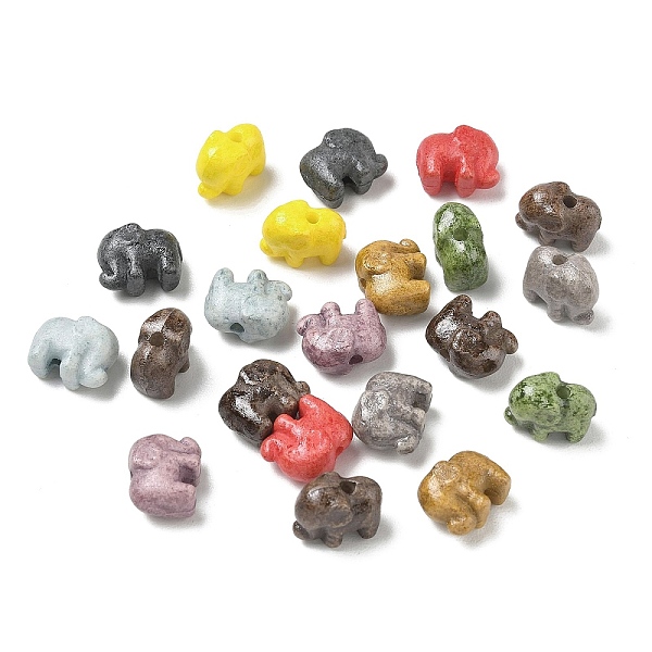 Vintage Handmade Porcelain Beads