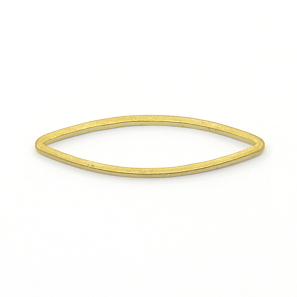 

PandaHall Brass Chain Links, Horse Eye, Unplated, Nickel Free, 27x8x1mm Brass Horse Eye
