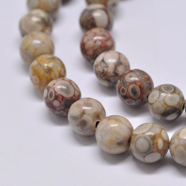 

PandaHall Natural Maifanite/Maifan Stone Beads Strands, Round, 4mm, Hole: 1mm, about 90pcs/strand, 15.1 inch Maifanite Round