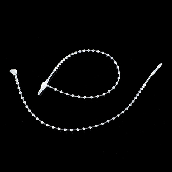

PandaHall PP Cable Ties, Tie Wraps, Zip Ties, White, 5 inch, about 1000pcs/bag Plastic White