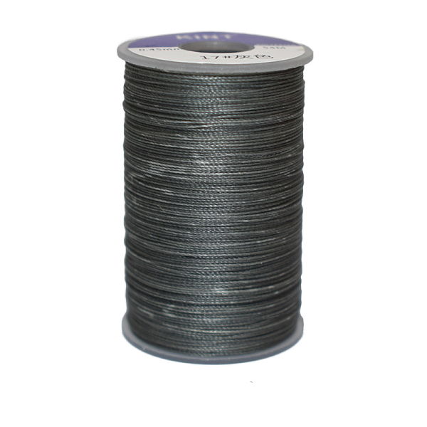 

PandaHall Waxed Polyester Cord, 9-Ply, Gray, 0.65mm, about 21.87 yards(20m)/roll Waxed Polyester Cord Round Gray