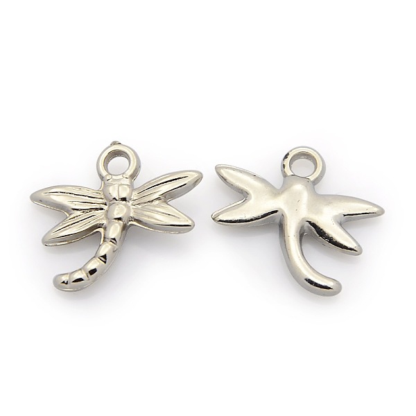 

PandaHall CCB Plastic Pendants, Dragonfly Charms, Platinum, 17x19x3mm, Hole: 3mm Plastic Dragonfly