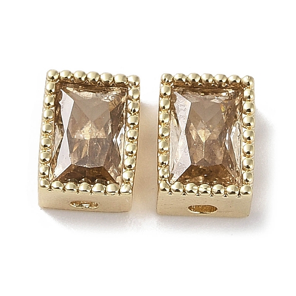 

PandaHall Brass with Cubic Zirconia Beads, Real 18K Gold Plated, Rectangle, Camel, 7x5x3.5mm, Hole: 0.6mm & 1mm Brass+Cubic Zirconia..., Brown