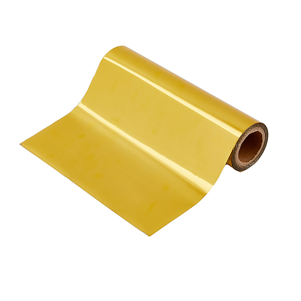 

PandaHall Stamping Foil Paper, Transfer Foil Paper, Elegance Laser Printer Craft Paper, Gold, 150mm, about 20m/roll Plastic Gold