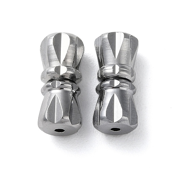 

PandaHall Rack Plating Brass Screw Clasps, Long-Lasting Plated, Lead Free & Cadmium Free, Platinum, 13x6x5.5mm, Hole: 1mm Brass