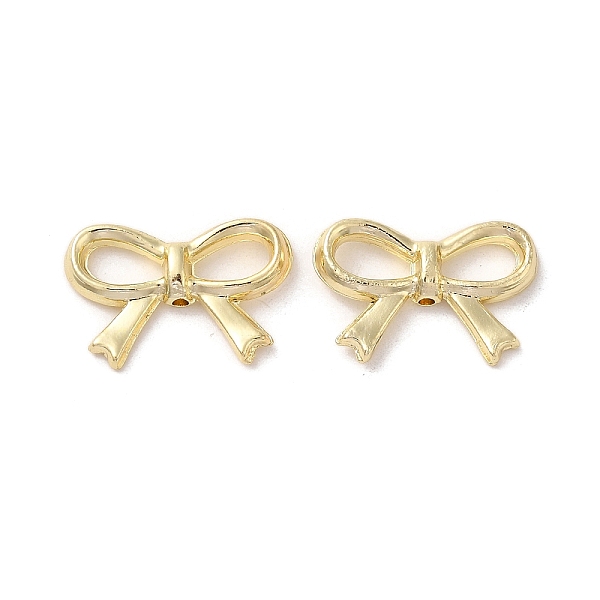 

PandaHall Rack Plating Alloy Beads, Bowknot, Golden, 14x21x3.5mm, Hole: 1.2mm Alloy Bowknot