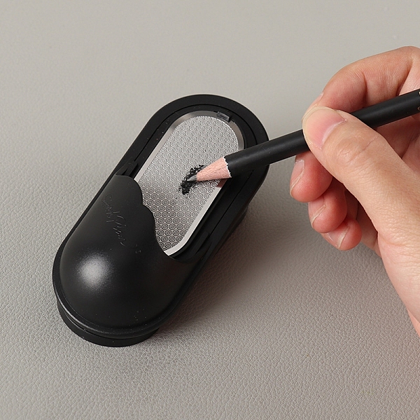 

PandaHall Oval Pencil Sharpenerr Block for Art Sketch Drawing Pencil, Pencil Grinder, Painting Pencil Lead Sharpener, Black, 9.8x4.6x4.6cm...