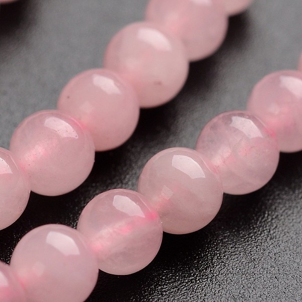 

PandaHall Round Natural Rose Quartz Gemstone Bead Strands, 4mm, hole: 1mm, about 89pcs/strand, 14.9 inch Rose Quartz Round