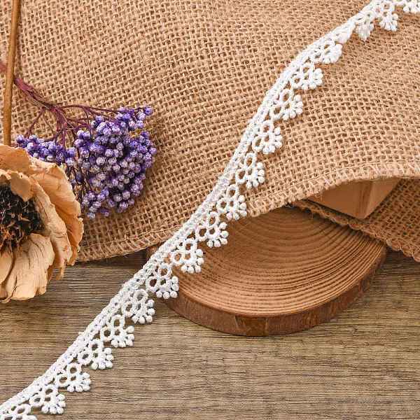 Lace Trim Nylon Rib… - image