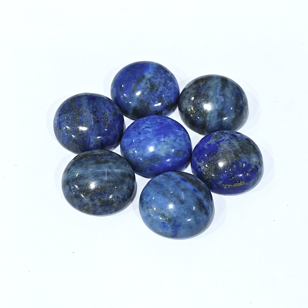 Gefärbt Natürliche Lapislazuli Edelstein Kuppel / Halbrund Cabochons