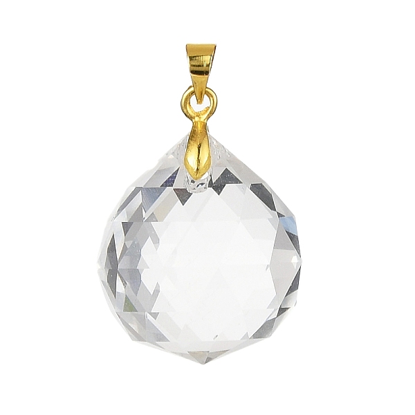 

PandaHall Clear Glass Pendants, with Brass Ice Pick Pinch Bails, Faceted Teardrop Charms, Golden, 28.5x21mm, Hole: 4x3.5mm Glass Teardrop...