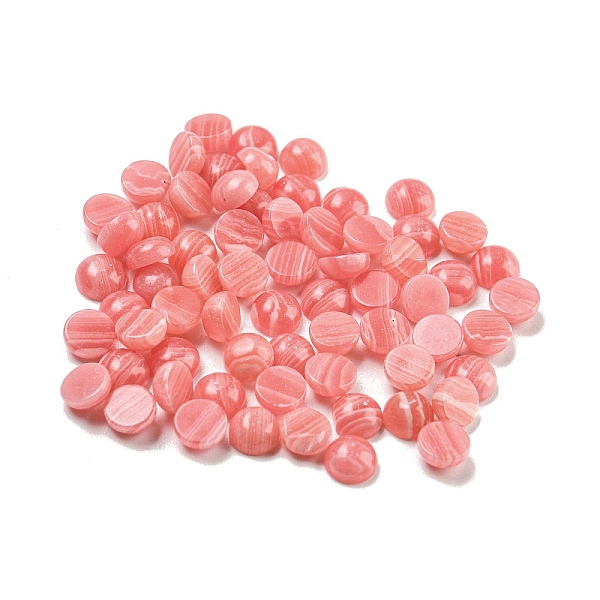 Synthetic Rhodochrosite Cabochons