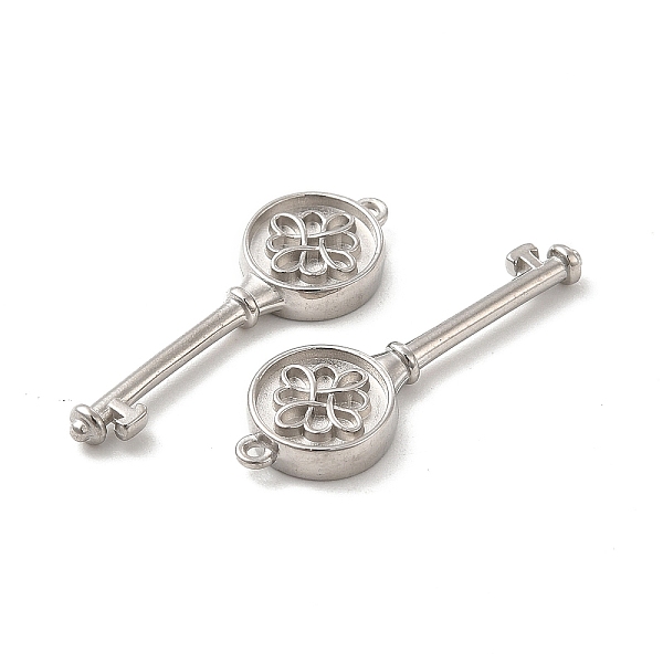 

PandaHall 304 Stainless Steel Pendants, Key Charm, Stainless Steel Color, 27.5x9x3mm, Hole: 0.8mm 304 Stainless Steel Key