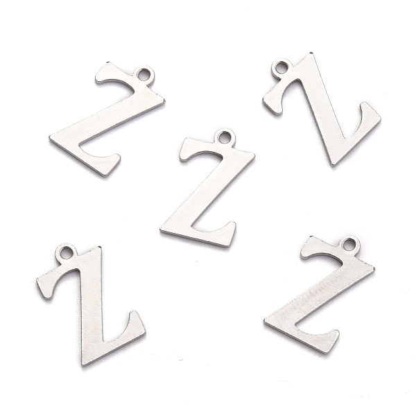 304 Stainless Steel Alphabet Charms