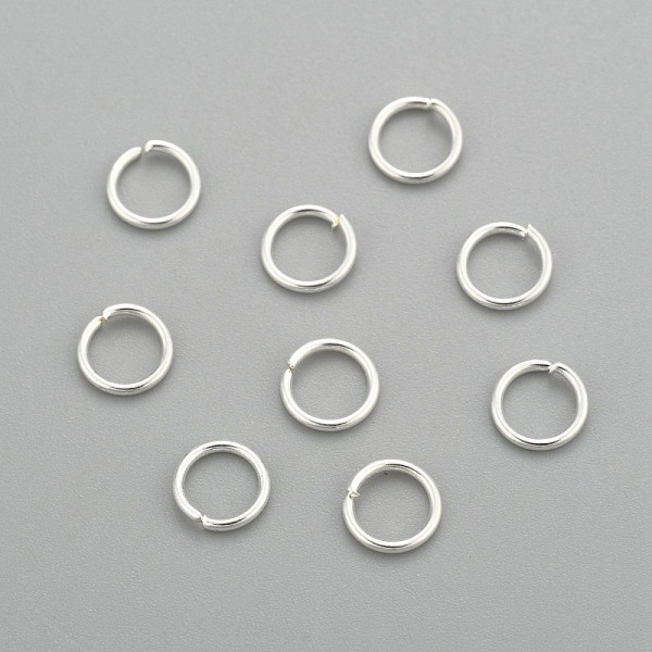 

PandaHall 304 Stainless Steel Jump Rings, Open Jump Rings, Silver, 20 Gauge, 6x0.8mm, Inner Diameter: 4.3mm 304 Stainless Steel