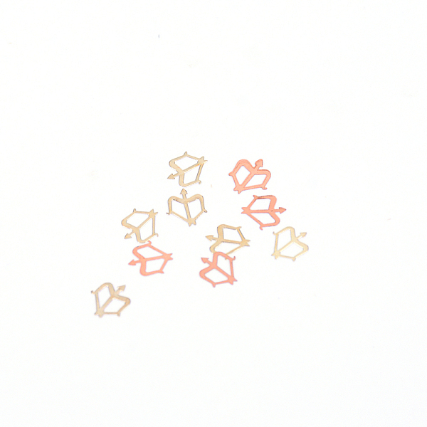 

PandaHall Brass Cabochons, Nail Art Decoration Accessories for Women, Constellations, Ajna, Sagittarius: 5x5.5x0.1mm, about 1000pcs/bag...