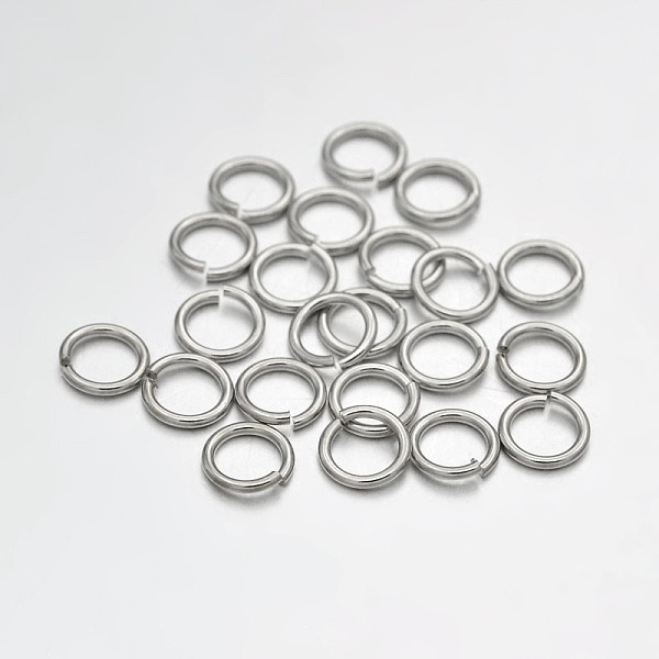 

PandaHall Brass Open Jump Rings, Platinum, 23 Gauge, 3x0.6mm, Inner Diameter: 1.2mm, about 22727pcs/500g Brass