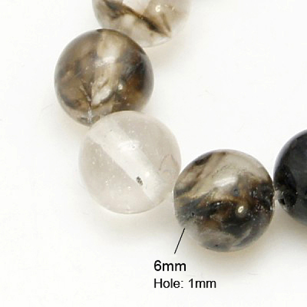 

PandaHall Black Watermelon Stone Glass Beads Strands, Round, 6mm, Hole: 1mm, about 65pcs/strand, 15.5 inch Other Watermelon Stone Glass...