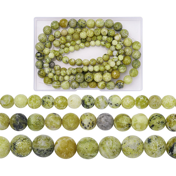 

PandaHall Yilisi 3 Strands 3 Style Natural Yellow Turquoise Jasper Beads Strands, Round, 6~10.5mm, Hole: 1~1.2mm, about 36~63pcs/strand...
