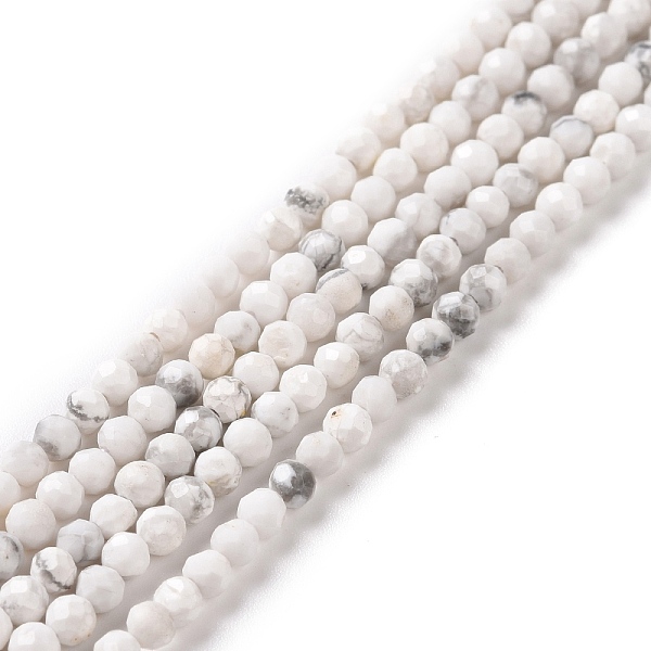 Natürliche Howlith Perlen Stränge
