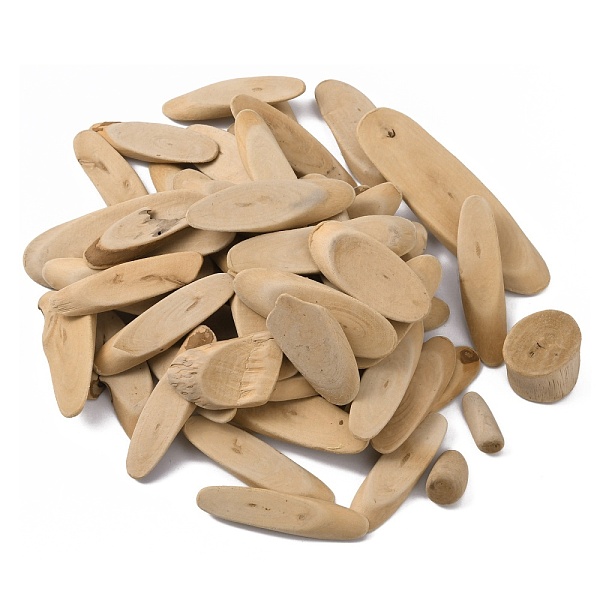 

PandaHall Driftwood Slices Pieces, for Crafts Frames Wreath Surf Art Beach Decor, BurlyWood, 2.3~11.5x1.2~3.3x0.5~2.45cm, 48pcs/bag Wood..., Orange
