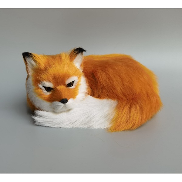 

PandaHall Faux Fur Simulation Fox Ornaments, Pretending Prop Decorations, Peru, 80x190mm Fibre Fox Brown