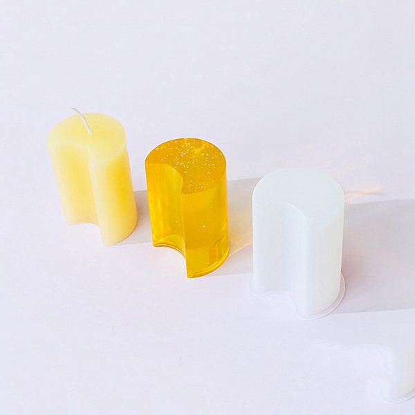 

PandaHall DIY Silicone Candle Molds, For Candle Making, Moon, 5.5x4.8x7.1cm Silicone Moon