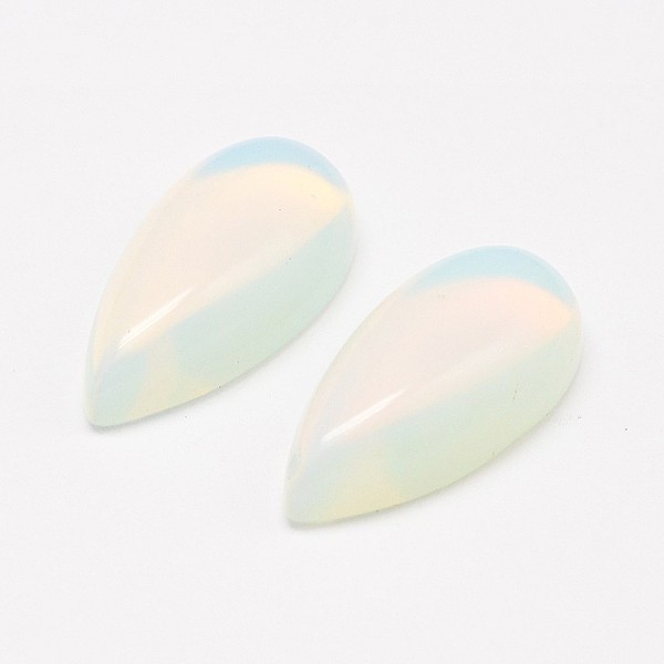 

PandaHall Opalite Cabochons, Teardrop, 24x12x7mm Opalite Teardrop