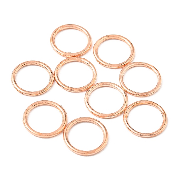 

PandaHall Alloy Jump Rings, Round Ring, Rose Gold, 6x1mm, 18 Gauge, Inner Diameter: 3.8mm Alloy Ring