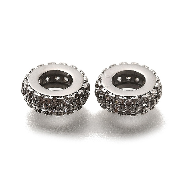 Brass Micro Pave Cl… - image