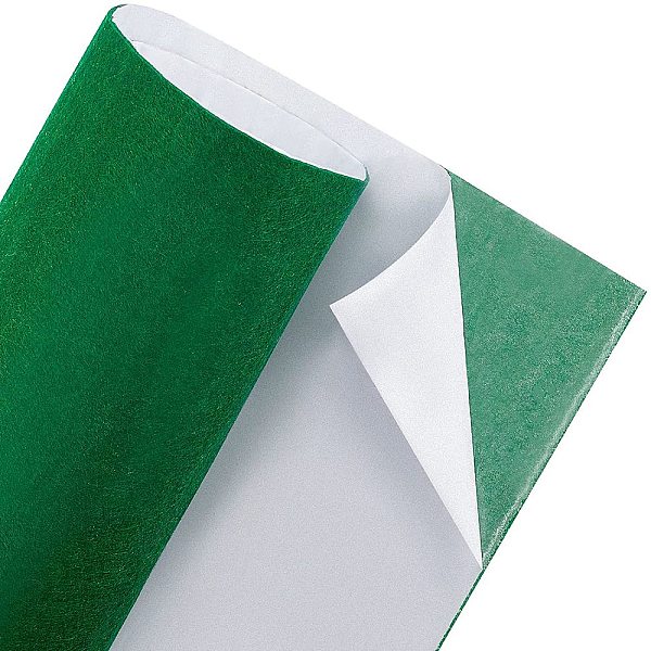 

PandaHall Polyester Felt Sticker, Self Adhesive Fabric, Rectangle, Green, 120x40x0.2cm Fibre Green