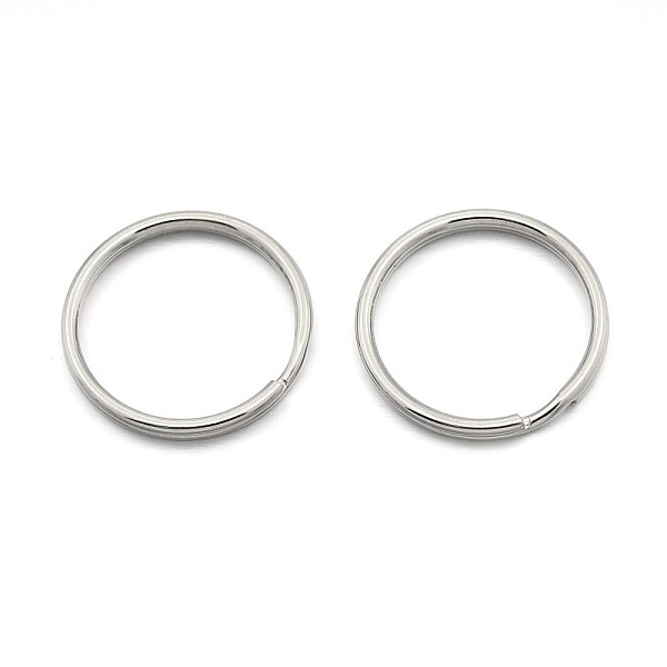 

PandaHall Original Color 304 Stainless Steel Split Key Ring Clasps for Keychain Making, Stainless Steel Color, 25x1.5mm 304 Stainless Steel...