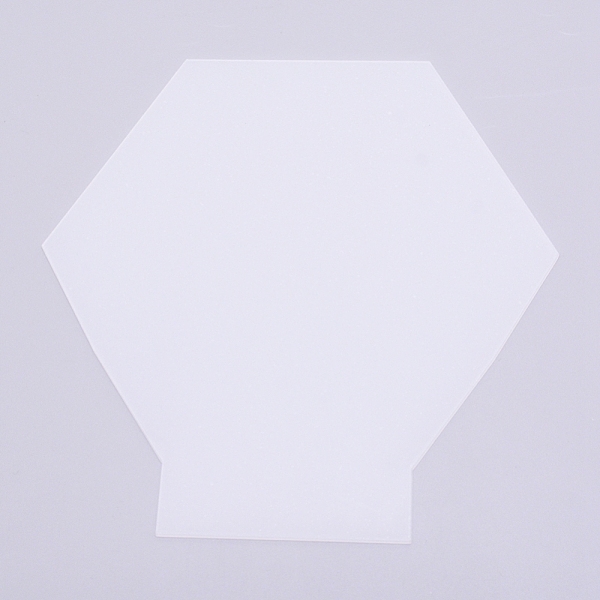 

PandaHall Acrylic Light Board, Hexagon, Clear, 15x15x0.2cm Acrylic Clear
