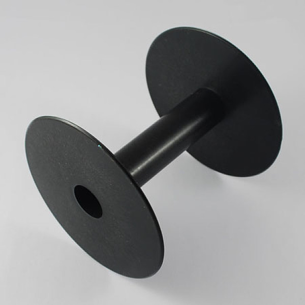 

PandaHall Plastic Empty Spools for Wire, Thread Bobbins, Black, 19x79mm Plastic Black