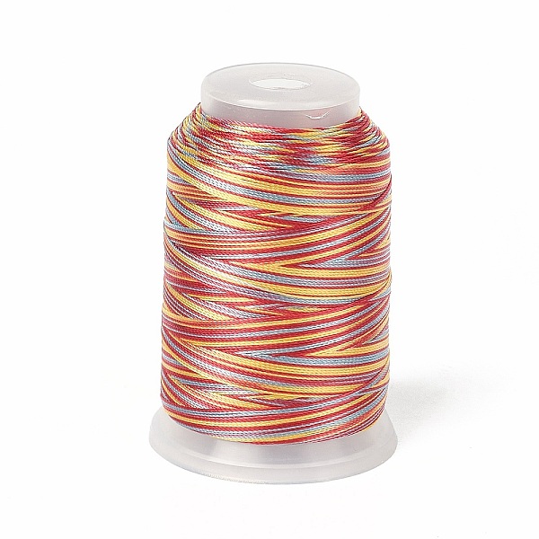 

PandaHall 3-Ply Segment Dyed Nylon Thread Cord, DIY Material for Jewelry Making, Red, 0.3mm, about 546.81 Yards(500m)/Roll Nylon Red