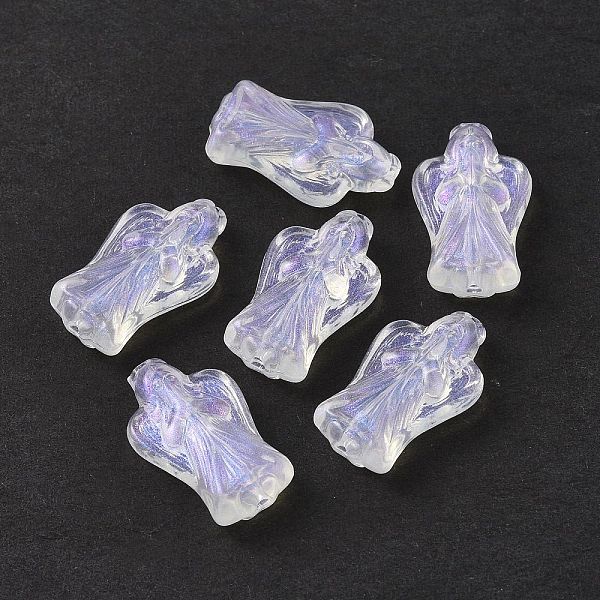 

PandaHall Transparent Acrylic Beads, Glitter Powder, Angel, Clear, 23x13.5x6mm, Hole: 1.8mm, about 760pcs/500g Acrylic Angel & Fairy Clear