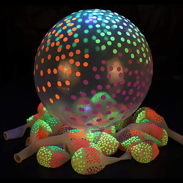

PandaHall Luminous Rubber Balloon, for Party Festival Home Decorations, Paw Print, 300mm, 10pcs/bag Rubber Paw Print