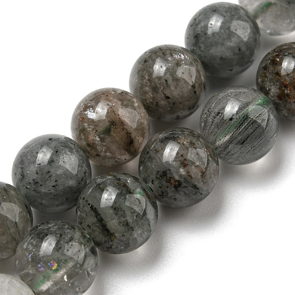 

PandaHall Natural Lodolite Quartz Beads Strands, Round, 10mm, Hole: 1mm, about 39pcs/strand, 15.20~15.28''(38.6~38.8cm) Lodolite Quartz...