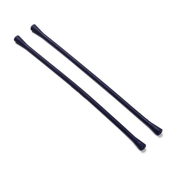 

PandaHall Silicone Stretch Bracelet Making, Midnight Blue, 6-1/4 inch(16cm), 4~6mm, Hole: 1.8~2mm Silicone